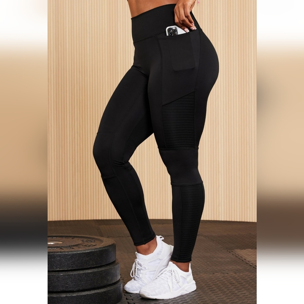 Fabletics Black High-Waisted Leggings